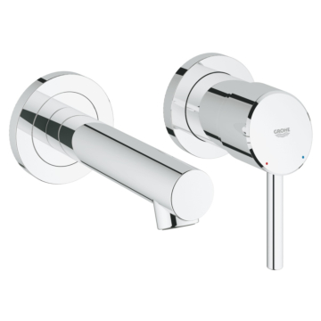 Grohe 19575001 Concetto Tweegats wastafelmengkraan S-Size Chroom