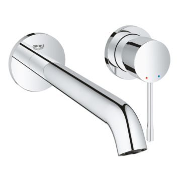 Grohe 19967001 Essence New Tweegats wastafelmengkraan L-Size Chroom