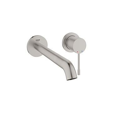 Grohe 19967DC1 Essence New Tweegats wastafelmengkraan L-Size Supersteel