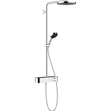 Hansgrohe 24221000 Pulsify Showerpipe 260 1jet EcoSmart met ShowerTablet Select 400 Chroom