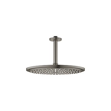Grohe 26067AL0 Rainshower Cosmopolitan 310 Hoofddoucheset plafond 142 mm, 1 straalsoort Hard Graphite Geborsteld