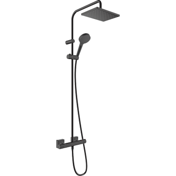 Hansgrohe 26286670 Vernis Blend Showerpipe 230 1jet met Douchethermostaat Mat Zwart