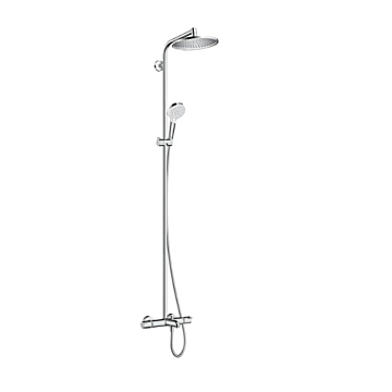 Hansgrohe 27320000 Crometta S Showerpipe 240 1jet met badthermostaat Chroom