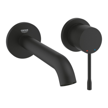 Grohe 29192KF1 Essence Tweegats wastafelmengkraan M-Size Phantom Black