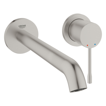 Grohe 29193DC1 Essence Tweegats wastafelmengkraan L-Size Supersteel (RVS look)