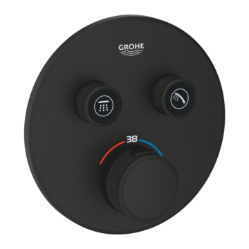 Grohe 29507KF0 Grohtherm Smartcontrol Thermostatisch Inbouwmengkraan met Omstelling Phantom Black