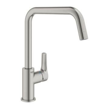 Grohe 30567DC0 Eurosmart Keukenmengkraan Hoge Uitloop Supersteel (RVS look)