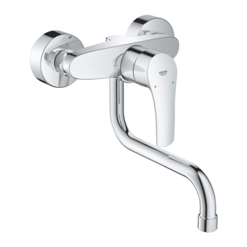 Grohe 31391003 Eurosmart Keukenmengkraan Wandmontage Chroom