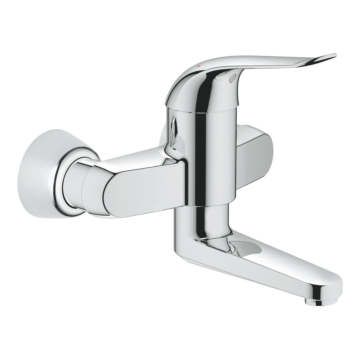 Grohe 32767000 Euroeco Tweegats Special Wastafelmengkraan Wandmontage Chroom 