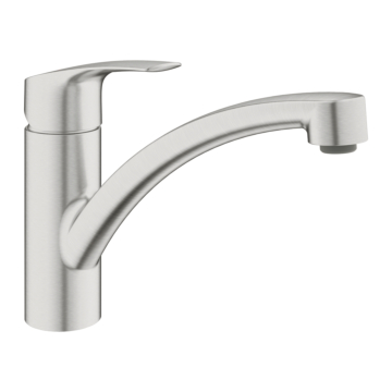 Grohe 33281DC3 Eurosmart Keukenmengkraan Lage Uitloop Supersteel (RVS look)