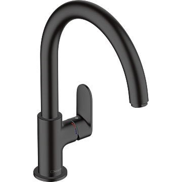 Hansgrohe 71870670 Vernis Blend Keukenmengkraan 210 1jet met Draaibare Uitloop Mat Zwart