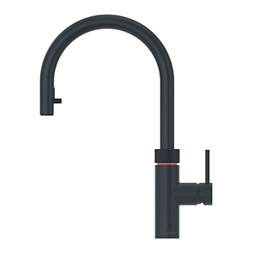 Quooker FXRBLK Keukenmengkraan Flex Zwart met uittrekslang (Losse kraan)