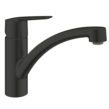 Grohe 324412432 Start Quickfix Keukenmengkraan Lage Uitloop Mat Zwart