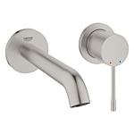 Grohe 19408DC1 Essence Tweegats wastafelmengkraan M-Size Supersteel