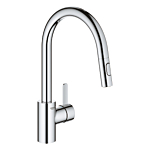 Grohe 31481001 Eurosmart Cosmopolitan Keukenmengkraan Hoge Uitloop Chroom