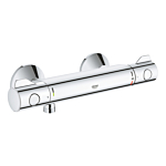 Grohe 34558000 Grohtherm 800 Thermostatische Douchemengkraan (met koppelingen) Chroom 