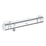Grohe 34561000 Grohtherm 800 Thermostatische Douchemengkraan zonder koppelingen Chroom 