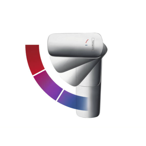 Hansgrohe Talis E - Wastafelkraan met afvoergarnituur, mat wit 71754700