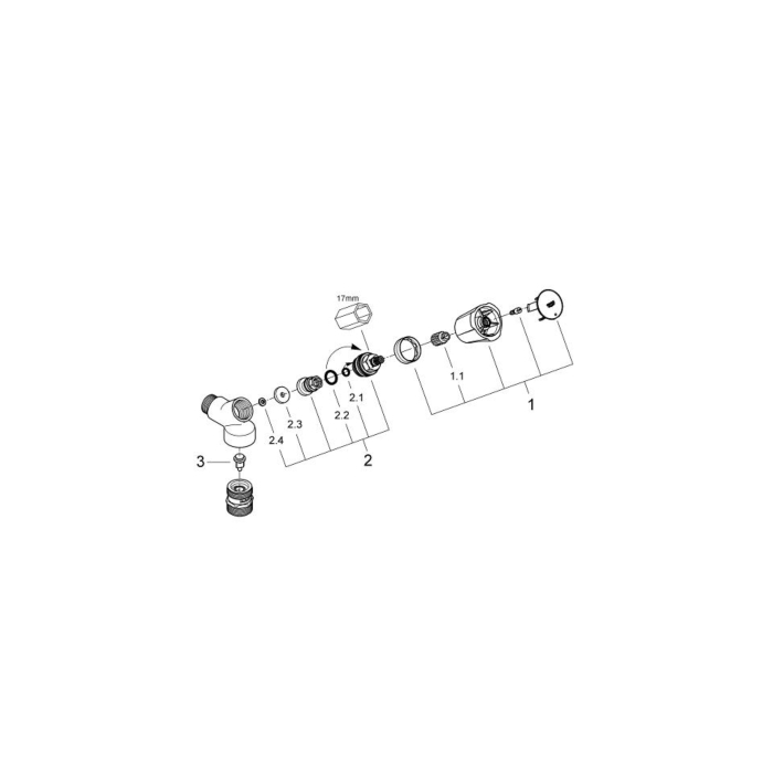 Grohe 30008001 Costa L Wasmachinekraan 1/2"