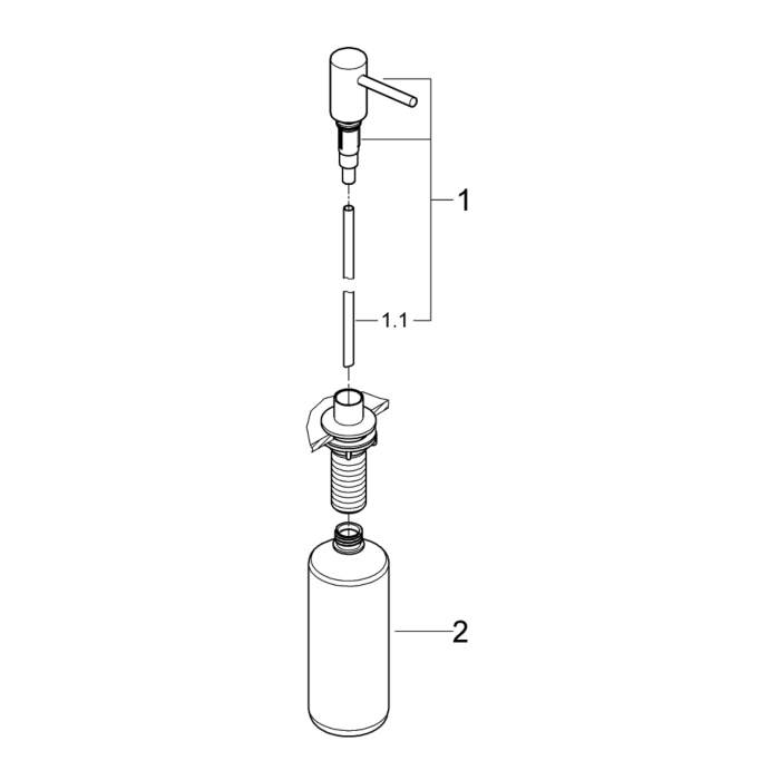 Grohe 40535DC0 Cosmopolitan zeepdispenser Supersteel