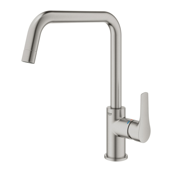 Grohe 30567DC0 Eurosmart Keukenmengkraan Hoge Uitloop Supersteel (RVS look)