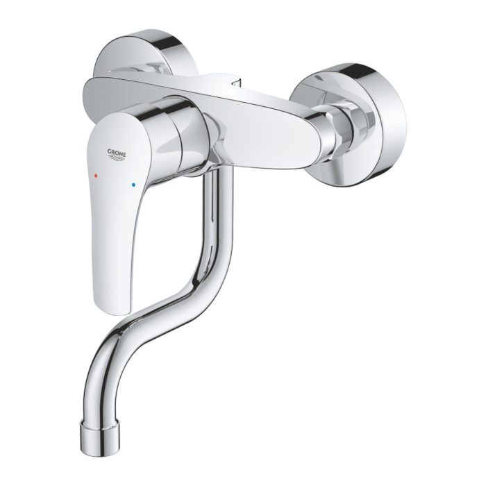 Grohe 31509003 Eurosmart Keukenmengkraan Wandmontage Chroom