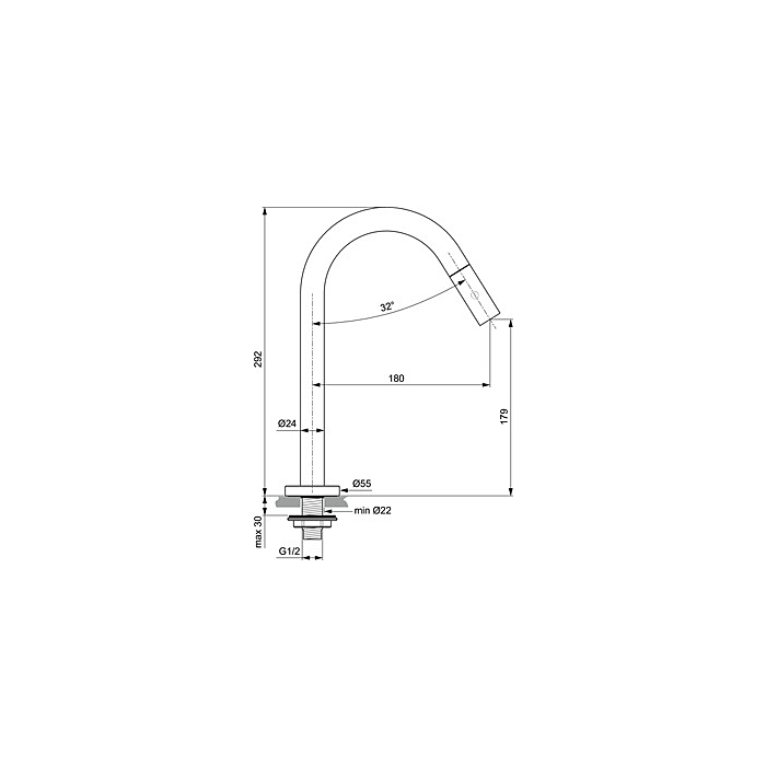 Ideal Standard F2844AA Idealstream Fonteinkraan Chroom