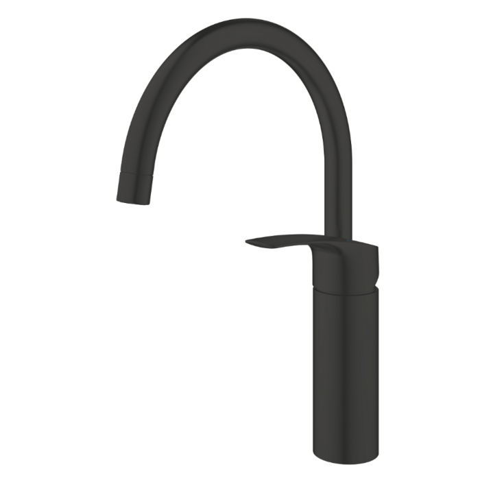 Grohe 332022433 Eurosmart Keukenmengkraan Hoge Uitloop Mat Zwart