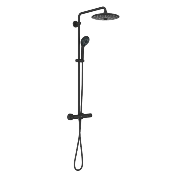 Grohe 27615KF2 Euphoria System 260 Douchesysteem met Thermostaatkraan Phantom Black (mat zwart)