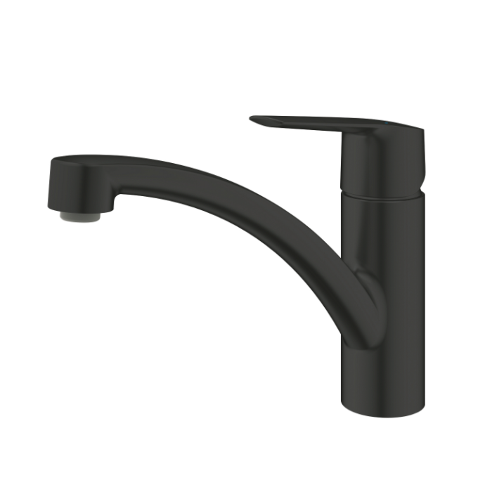 Grohe 324412432 Start Quickfix Keukenmengkraan Lage Uitloop Mat Zwart