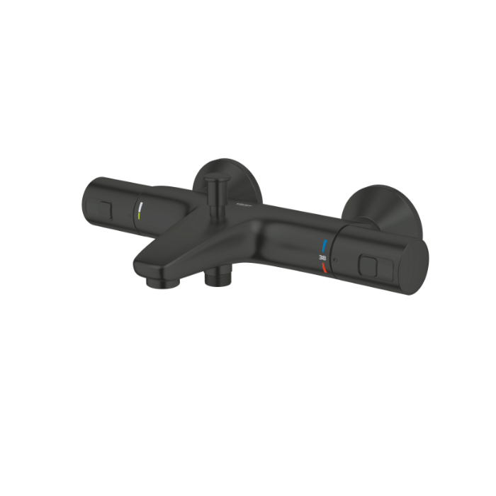 Grohe 345982430 Precision Start Thermostatische Badmengkraan Mat Zwart