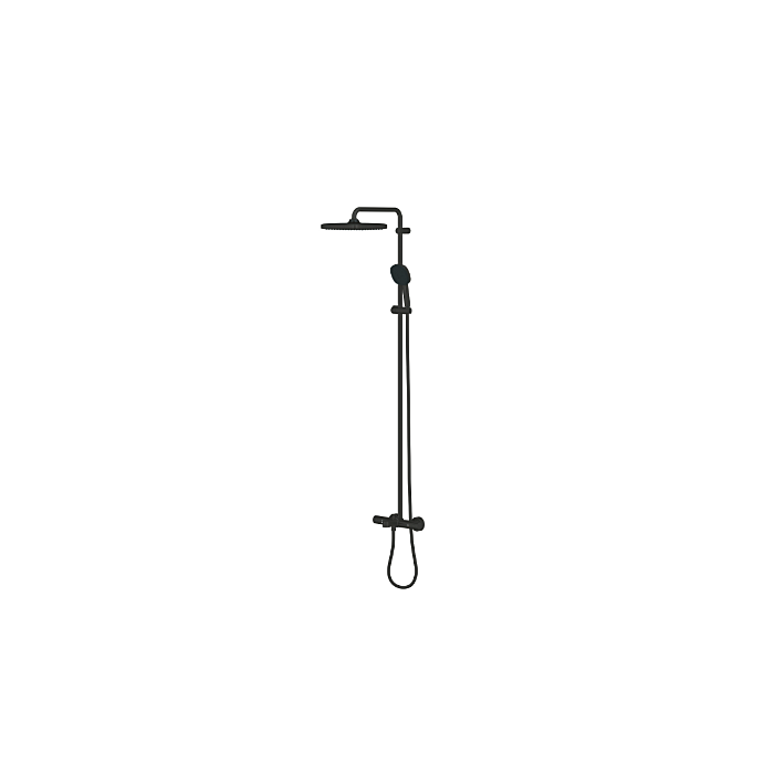 Grohe 269842431 Vitalio Comfort 250 QuickFix Douchesysteem met Badthermostaat Mat Zwart