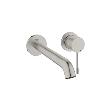 Grohe 19967DC1 Essence New Tweegats wastafelmengkraan L-Size Supersteel