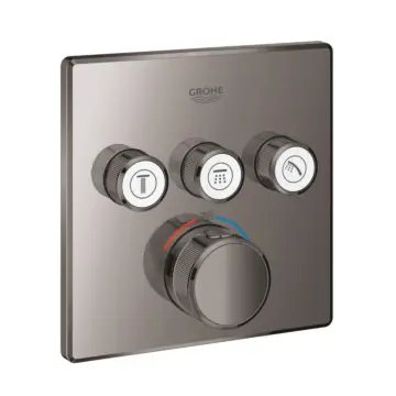 Grohe 29126A00 Grohtherm Smartcontrol Thermostatisch Inbouwmengkraan met Omstelling Hard Graphite (donker grijs)