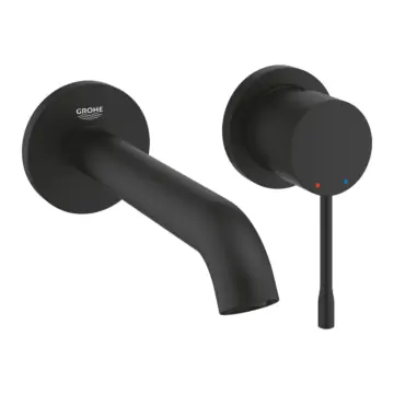 Grohe 29192KF1 Essence Tweegats wastafelmengkraan M-Size Phantom Black