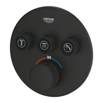 Grohe 29508KF0 Grohtherm Smartcontrol Thermostatisch Inbouwmengkraan met Omstelling Phantom Black