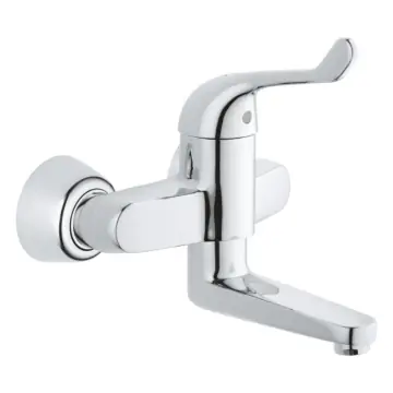 Grohe 32792000 Euroeco Tweegats Special Veiligheids Wastafelmengkraan Wandmontage Chroom