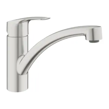 Grohe 33281DC3 Eurosmart Keukenmengkraan Lage Uitloop Supersteel (RVS look)