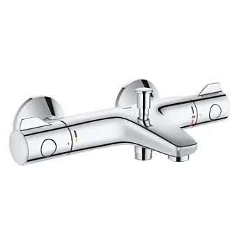 Grohe 34567000 Grohtherm 800 Thermostatische Badmengkraan Chroom (met koppelingen)
