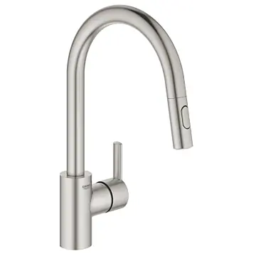 Grohe 31486DC1 Feel Quickfix Keukenmengkraan Hoge Uitloop Supersteel (RVS look)