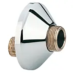 Grohe 1200100M S-koppeling 1/2x3/4 Verstelbaarheid 7,5mm Set van 2 Chroom
