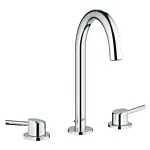 Grohe 20216001 Concetto Driegats Wastafelmengkraan Trekwaste Chroom